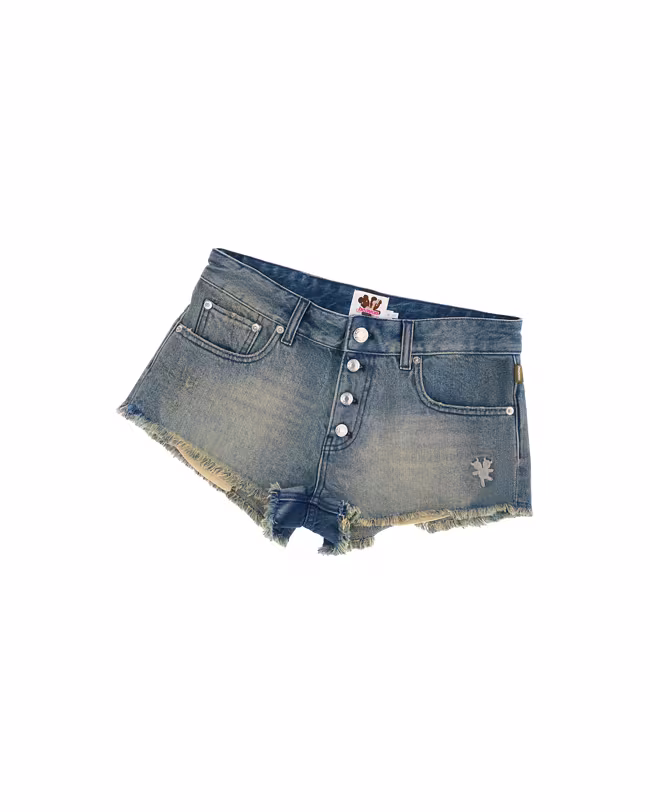 Heaven Micro Denim Shorts - image 4