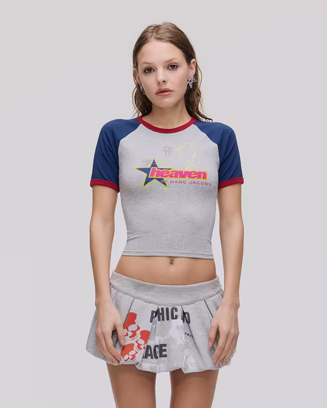 Heaven Logo Raglan Baby Tee