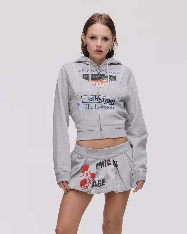 Life. Love. Sin. Bra Hoodie