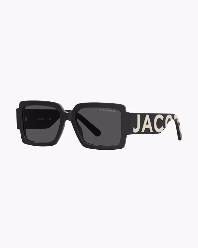 The Marc Jacobs Bold Logo Square Sunglasses