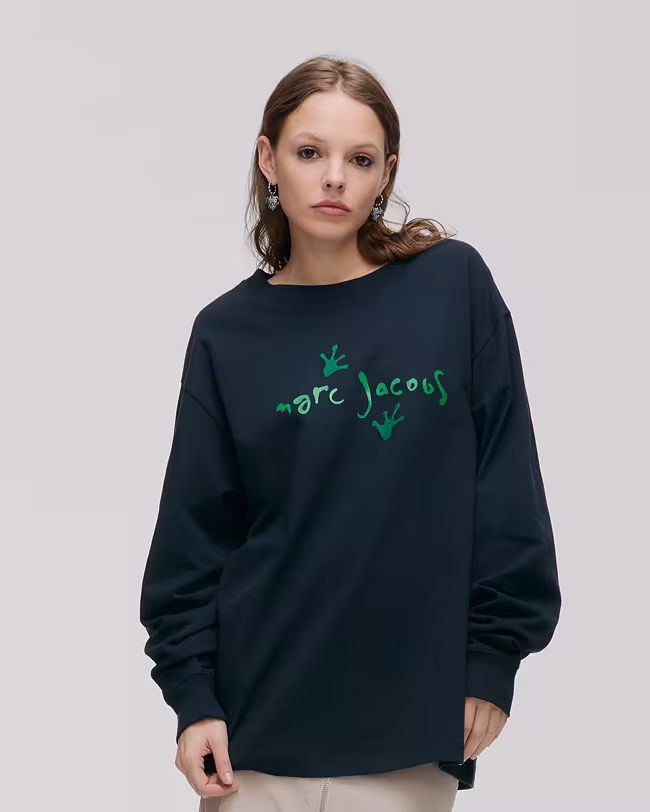 Frog Footsteps Long-Sleeve Tee | Heaven by Marc Jacobs