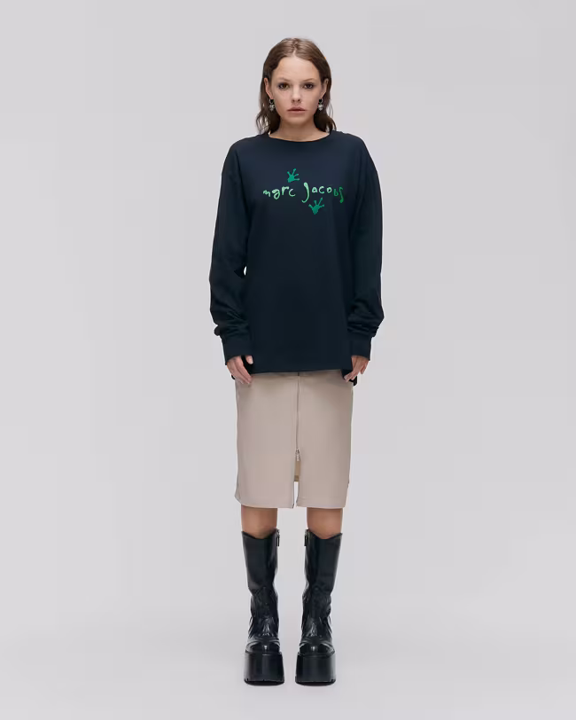 Frog Footsteps Long-Sleeve Tee | Heaven by Marc Jacobs - image 2