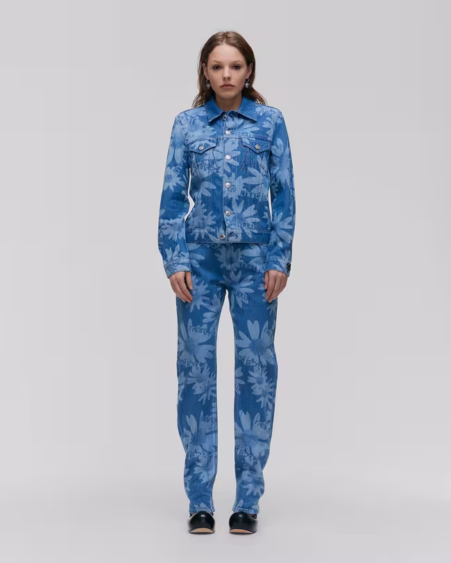 Laser Floral Denim Jacket | Heaven by Marc Jacobs - image 2