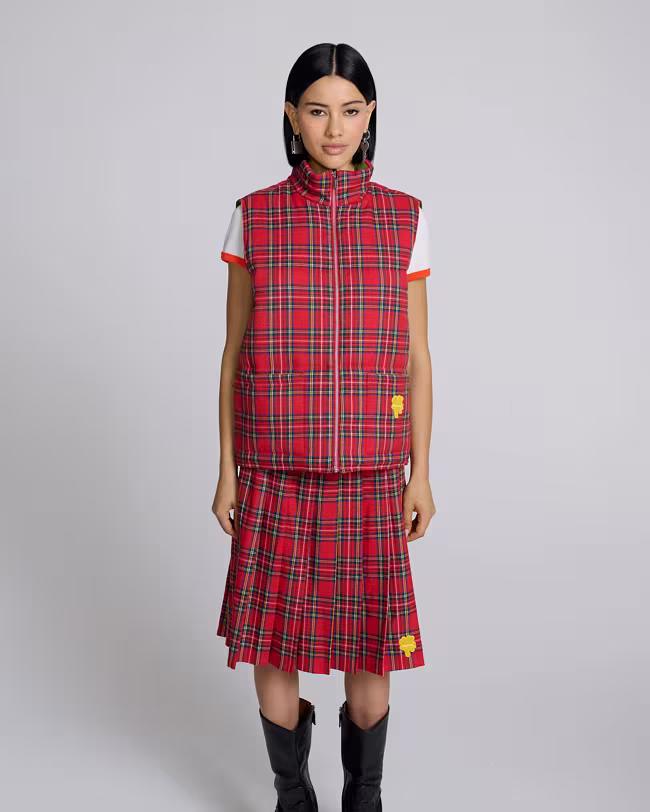Tartan Puffer Vest | Heaven by Marc Jacobs - image 2