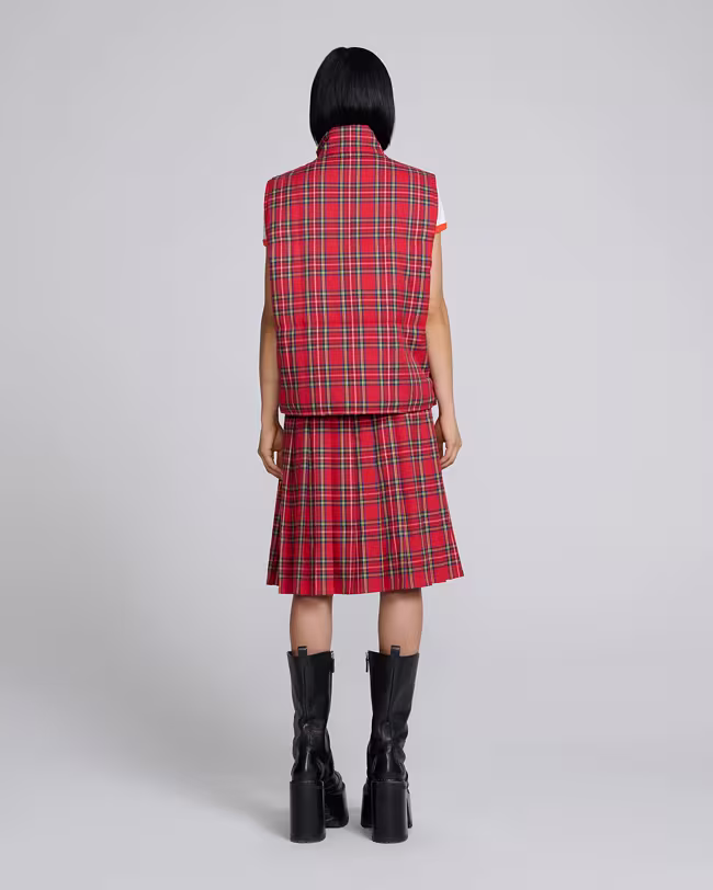 Tartan Puffer Vest | Heaven by Marc Jacobs - image 3