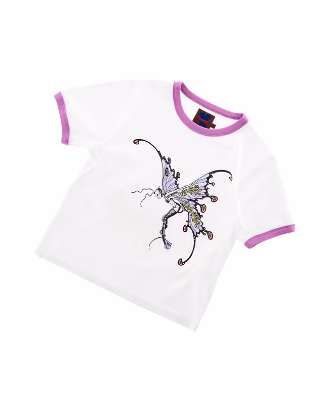 KIKI BUTTERFLY RINGER BABY TEE | Heaven Marc Jacobs - image 4