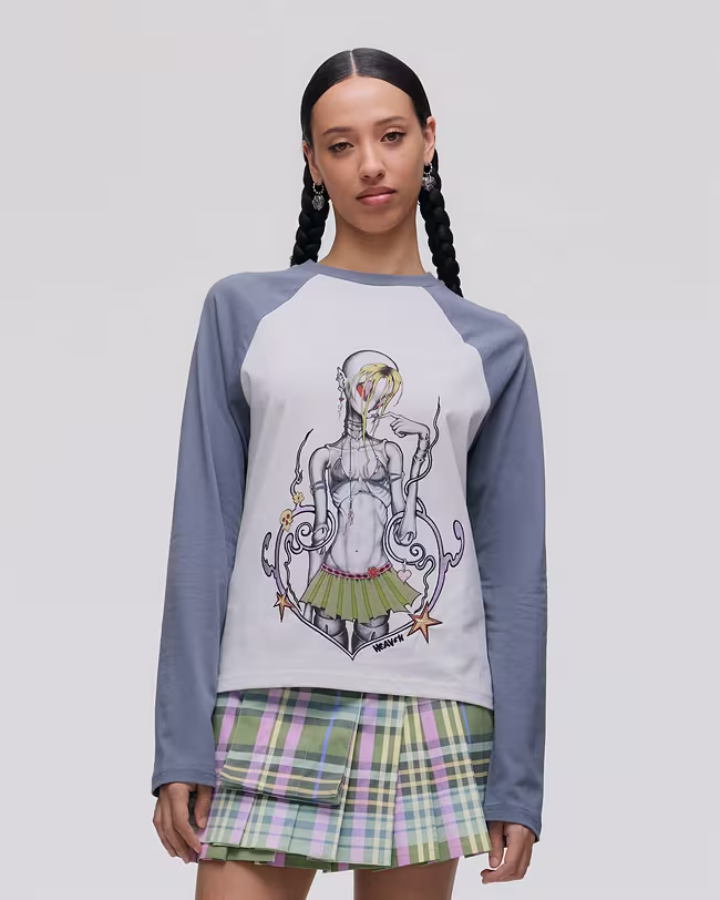 GOTH FAERIE LONGSLEEVE RAGLAN | Heaven Marc Jacobs
